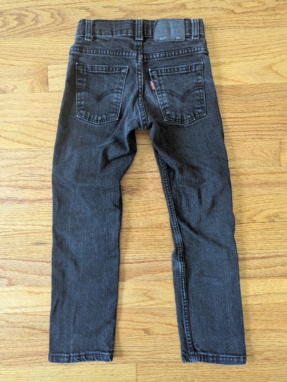 Levi's Kids 511 Black Jeans, Boys Size 7 - Picture 5 of 5